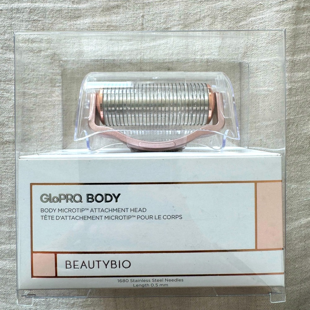 BRAND NEW- BeautyBio GloPro Body attachment 0.5mm microneedle originally:$59+tax